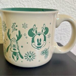 Disney Mickey Mouse & Friends Holiday Coffee Mug NEW‎ Green